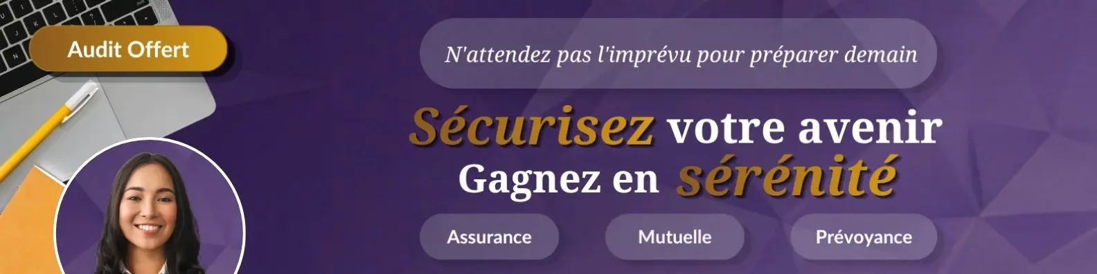 Bannière LinkedIn professionnelle pour indépendant