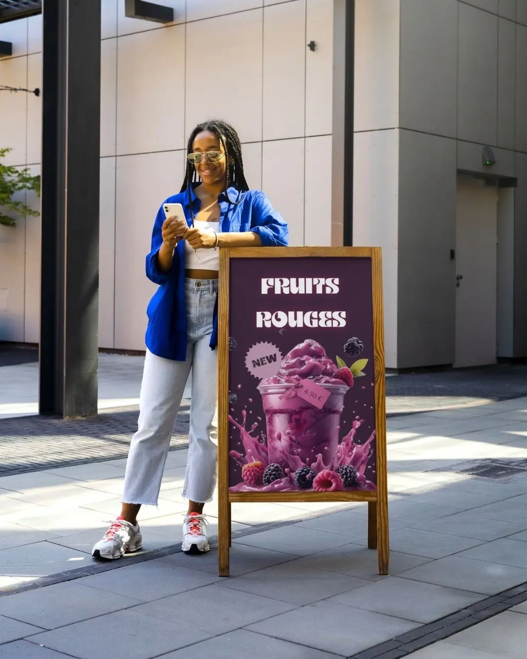 Affichage commercial principal