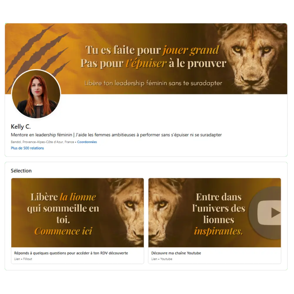 Optimisation stratégique d'un profil LinkedIn pour Coach en Leadership