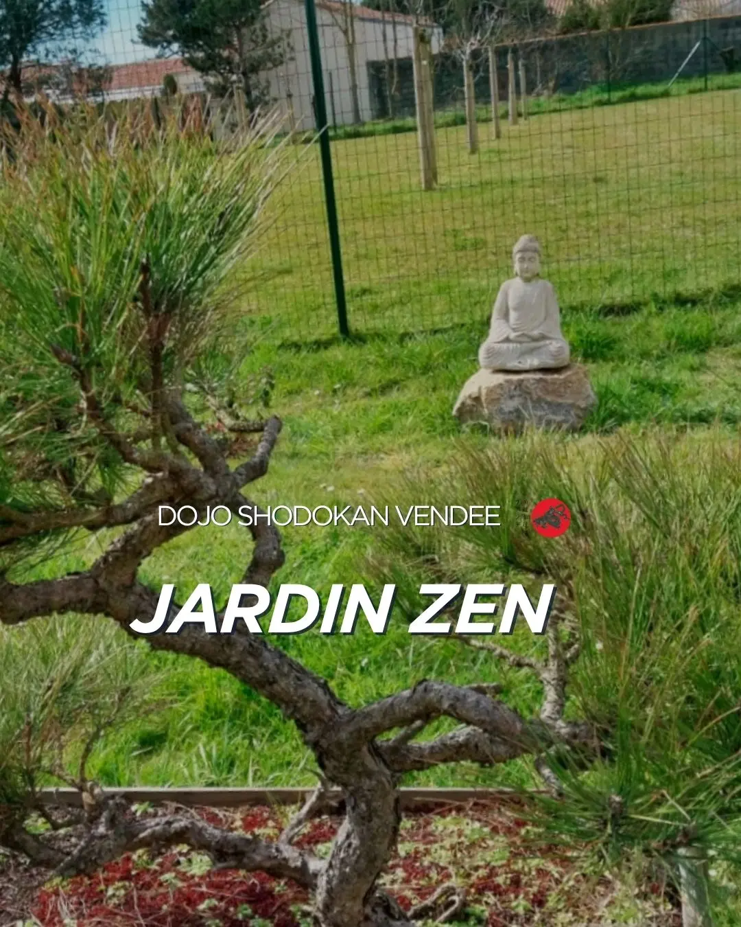 Couverture de feed Instagram , représentant le jardin zen