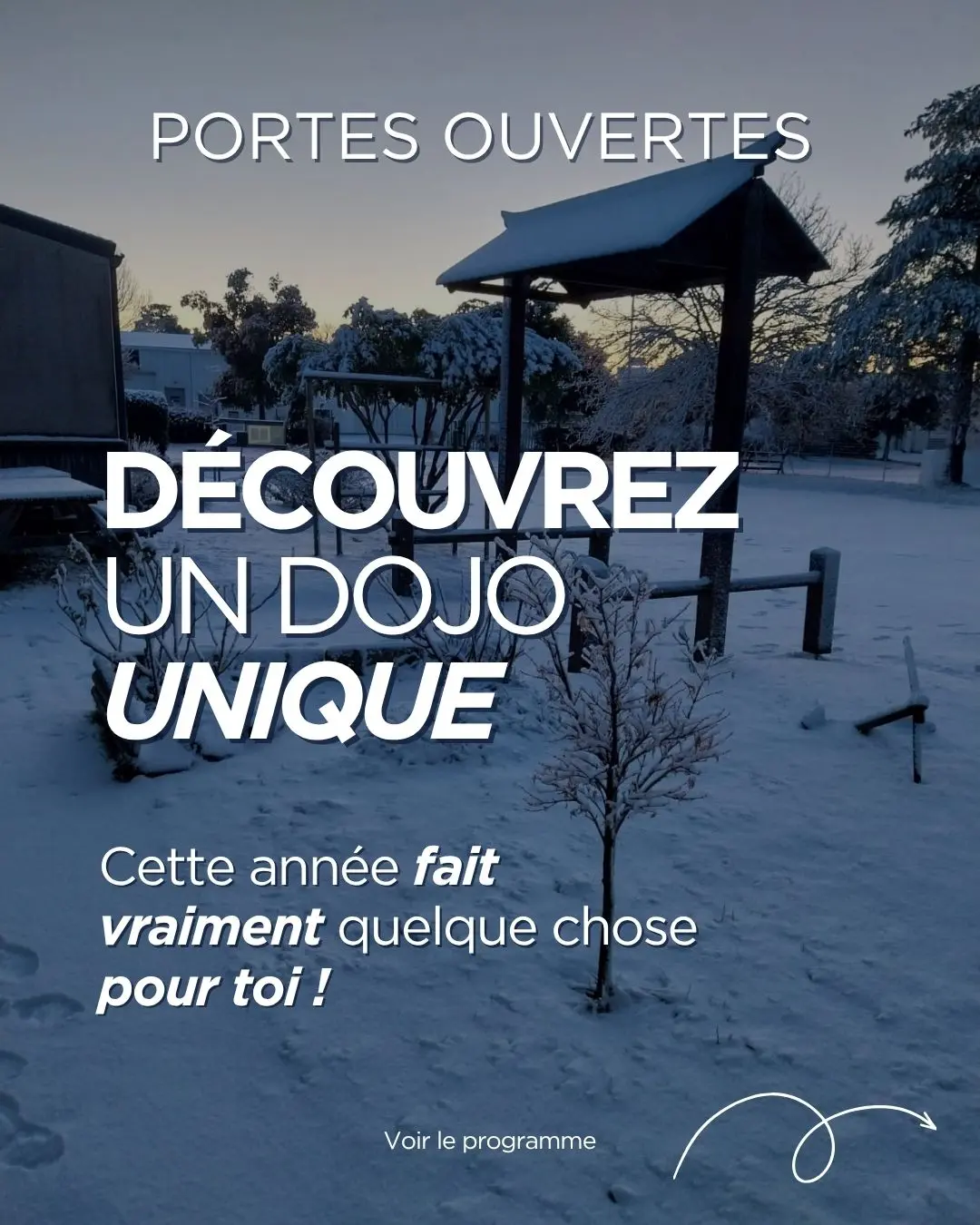 Slide 1 carrousel Instagram pour des portes ouvertes